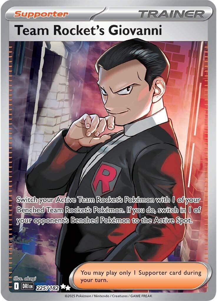 Team Rocket's Giovanni #225 | Pokemon Destined Rivals