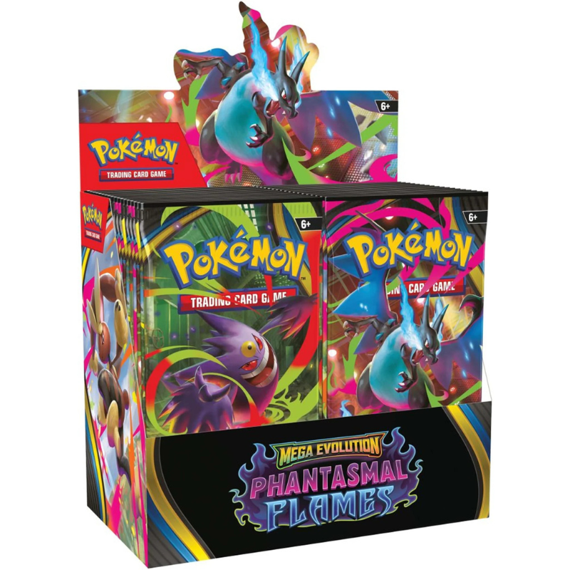 Pokémon TCG: Mega Evolution—Phantasmal Flames Booster Display